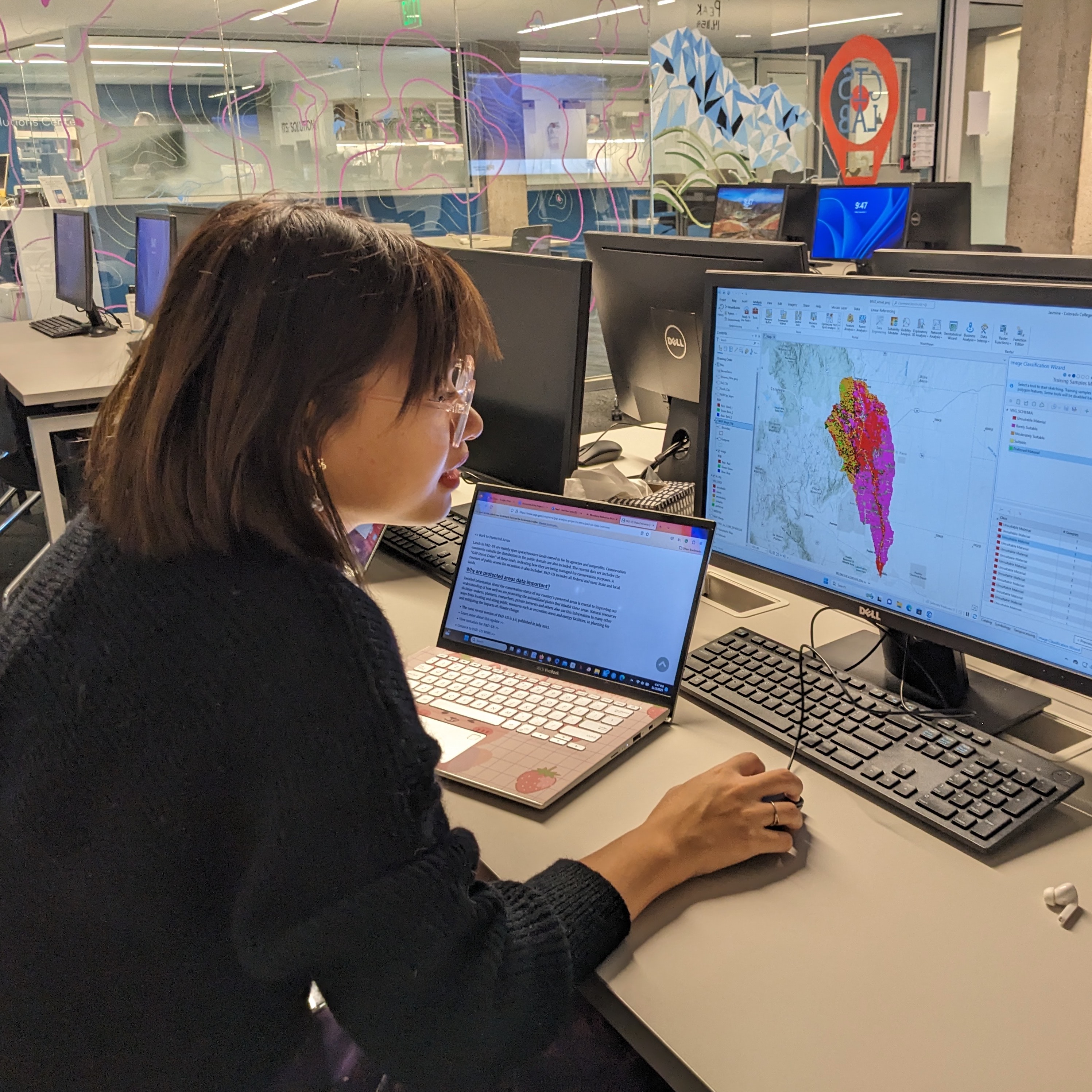 Campus Community Benefits from On-Campus GIS Lab