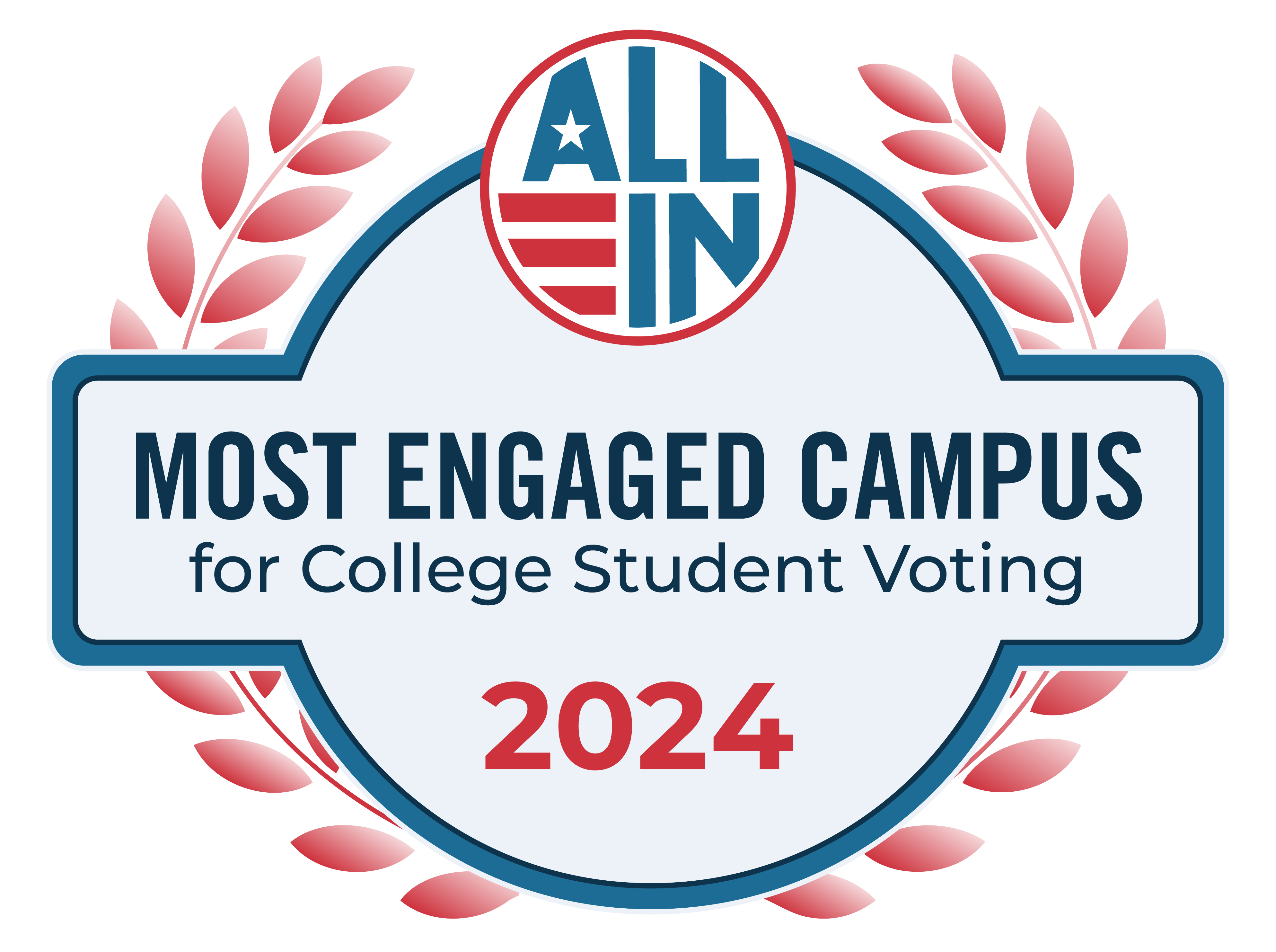 CC Recognized as a Most Engaged Campus for Student Voting