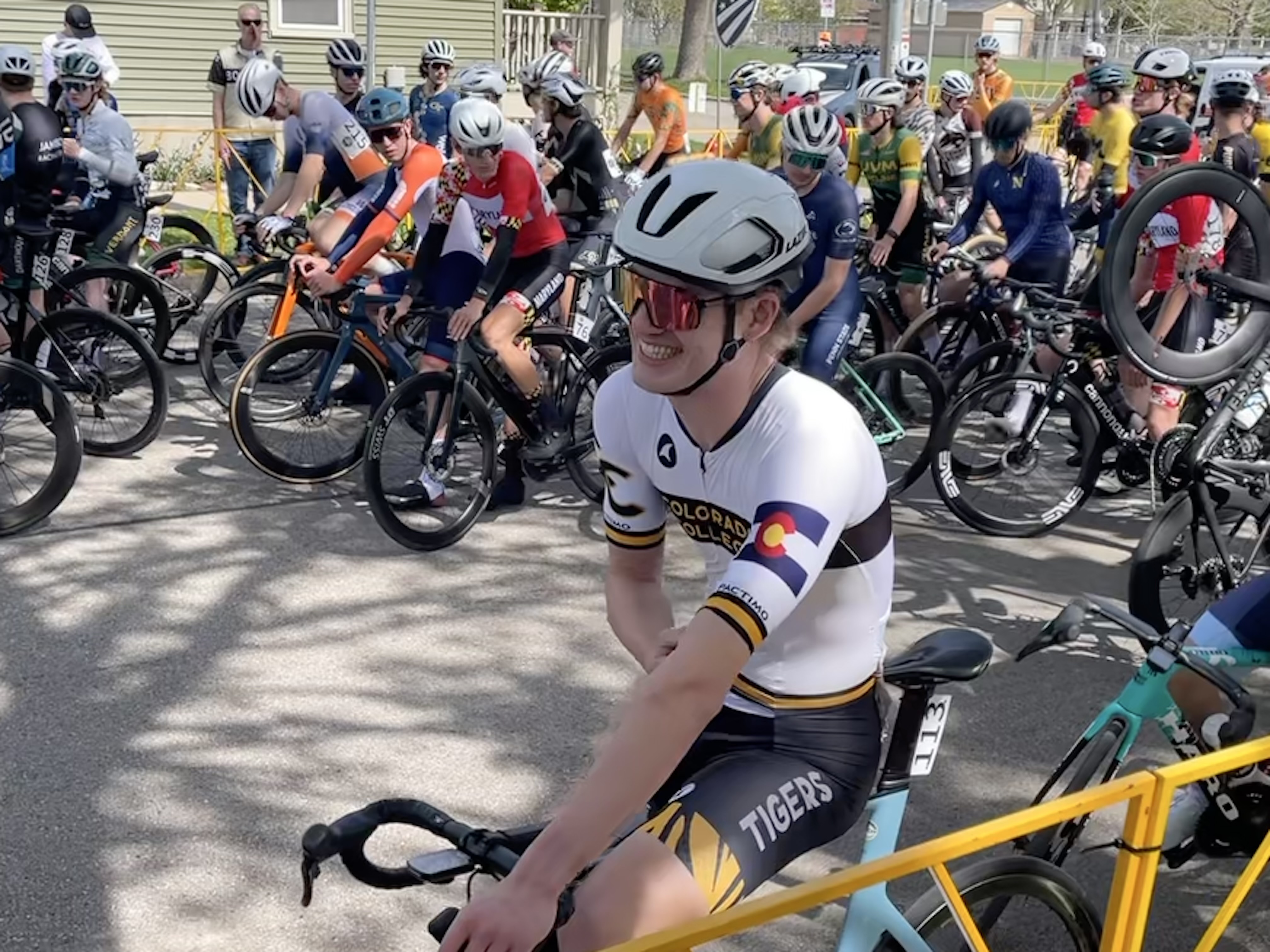 Myers ’26 Competes in Cycling Nationals